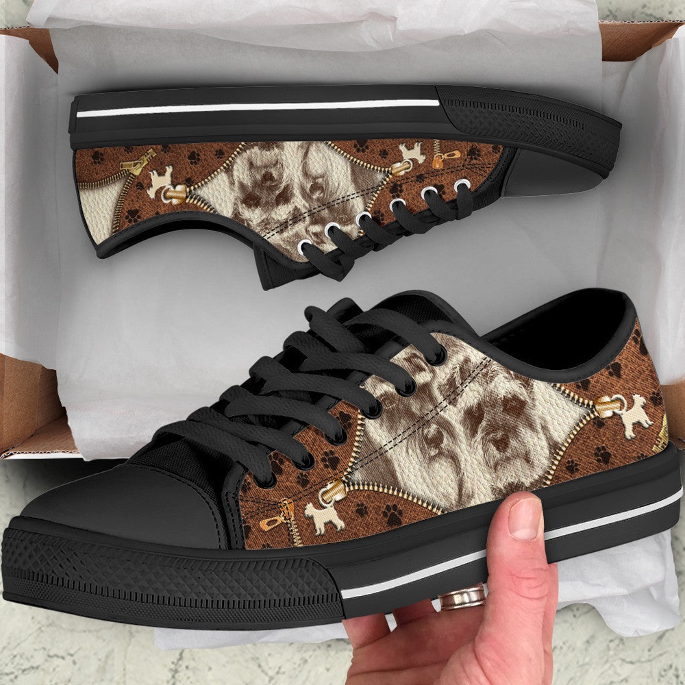 Schnauzer Low Top Shoes, Designer Low Top Shoes, Low Top Sneakers