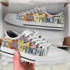 School Psych Shoes Low Top Shoes Canvas Print Shoes Malalan, Low Top Designer Shoes, Low Top Sneakers