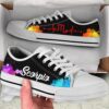 Scorpio License Plates Canvas Low Top Shoes, Low Top Designer Shoes, Low Top Sneakers