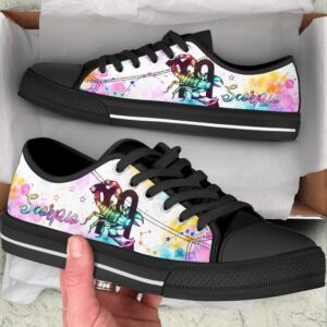 Scorpio Zodiac Watercolorful Low Top Shoes, Low&hellip;