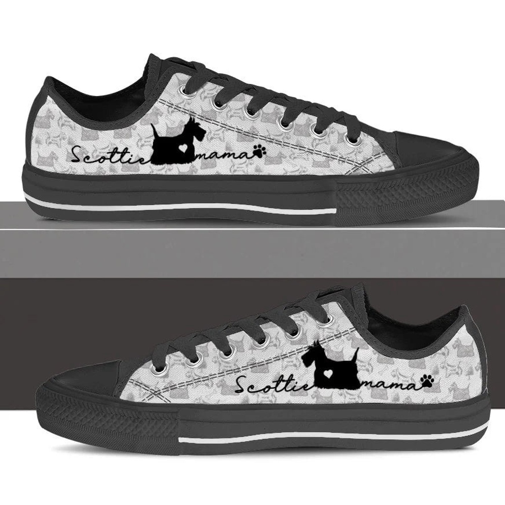 Scottish Terrier Low Top Shoes, Dog Memorial Gift, Designer Low Top Shoes, Low Top Sneakers Scottish Terrier Low Top Shoes, Dog Memorial Gift, Designer Low Top Shoes, Low Top Sneakers