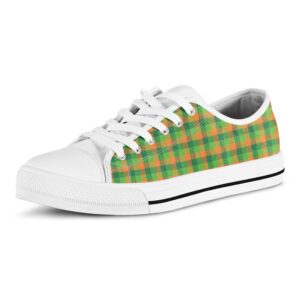 Shamrock Plaid St. Patrick’s Day Print White&hellip;