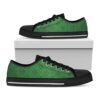 Shamrock St. Patrick’s Day Pattern Print White Low Top Shoes, Low Top Designer Shoes, Low Top Sneakers