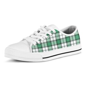 Shamrock St. Patrick’s Day Tartan Print White&hellip;