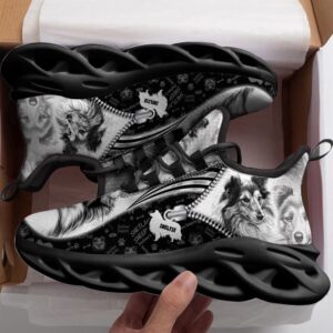 Shetland Sheepdog Sketch Max Soul Shoes Kid,&hellip;