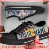Suicide Prevention Plaid Low Top Shoes, Low Top Designer Shoes, Low Top Sneakers