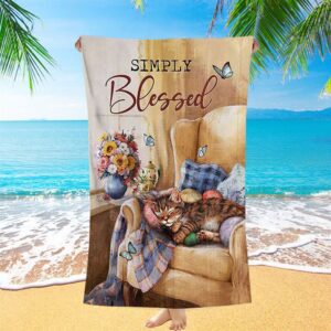 Simply Blessed Room Sleeping Cat Flower Beach&hellip;