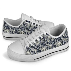 Skull Rose Snake Canvas Low Top Shoes Low Top Designer Shoes Low Top Sneakers 4 qjkgt6.jpg