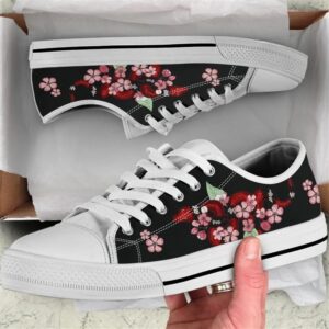 Snake Cherry Blossom Low Top Shoes, Low&hellip;