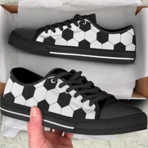 Soccer Ball Texture Pattern Shortcut Low Top Shoes Low Top Designer Shoes Low Top Sneakers 2 oixtaj.jpg
