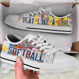 Softball Play Like A Girl License Plates&hellip;