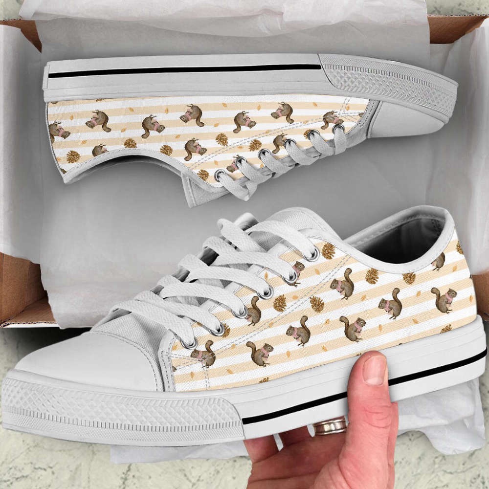 Squirrel Shoes, Squirrel Sneakers, Shoes With Squirrel For Men And Women, Low Top Designer Shoes, Low Top Sneakers