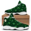 St. Patrick’s Day Irish Leaf Print Black Basketball Shoes, Basketball Shoes, Best Basketball Shoes 2024
