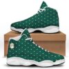St. Patrick’s Day Shamrock Clover Print Black Basketball Shoes, Basketball Shoes, Best Basketball Shoes 2024