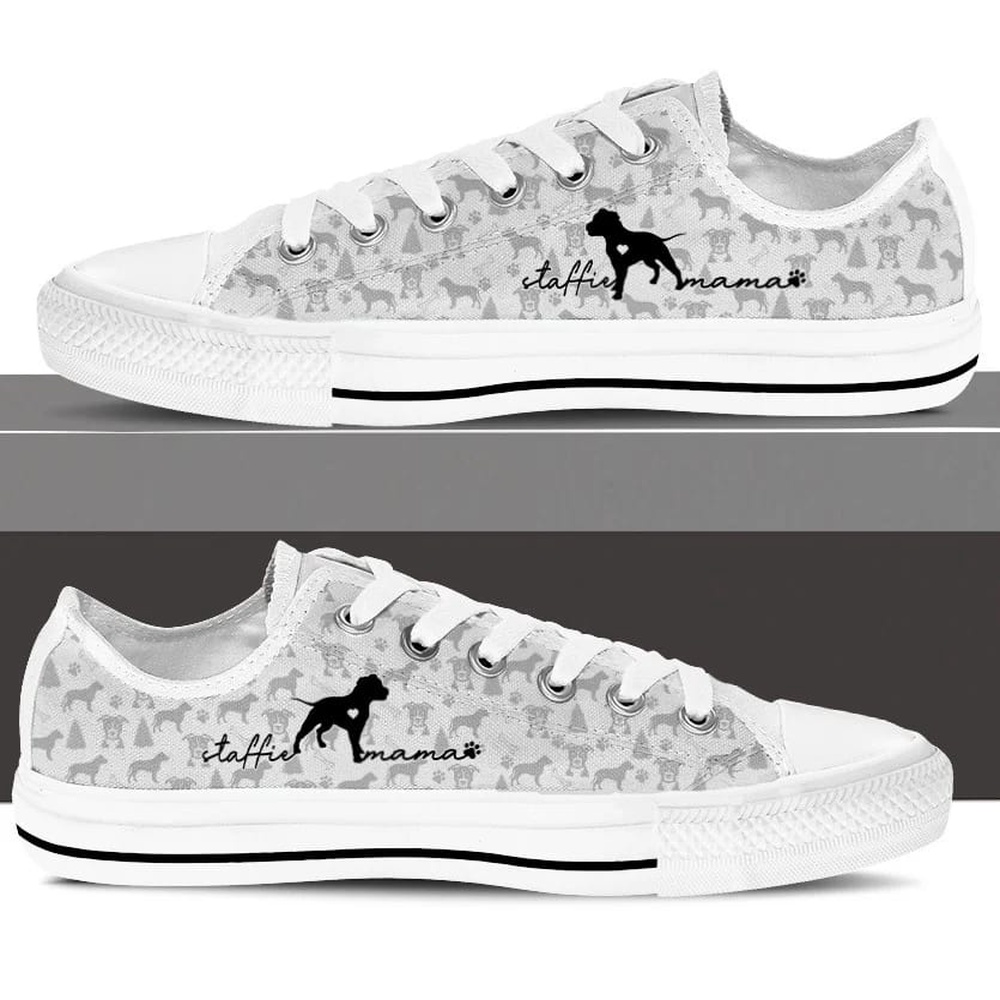 Staffordshire Bull Terrier Low Top Shoes, Dog Memorial Gift, Designer Low Top Shoes, Low Top Sneakers Staffordshire Bull Terrier Low Top Shoes, Dog Memorial Gift, Designer Low Top Shoes, Low Top Sneakers