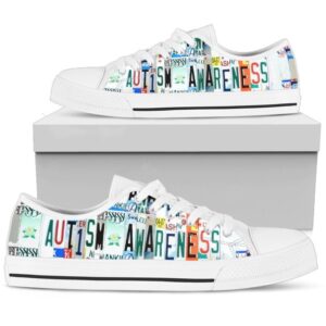 Stylish Autism Awareness Women Low Top Shoes,&hellip;