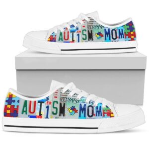 Stylish Autism Mom Low Top Shoes Comfortable&hellip;