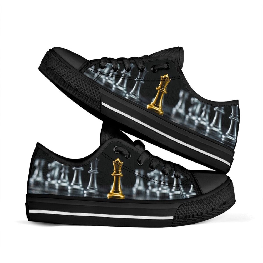 Stylish Chess Low Top Shoes, Low Top Designer Shoes, Low Top Sneakers