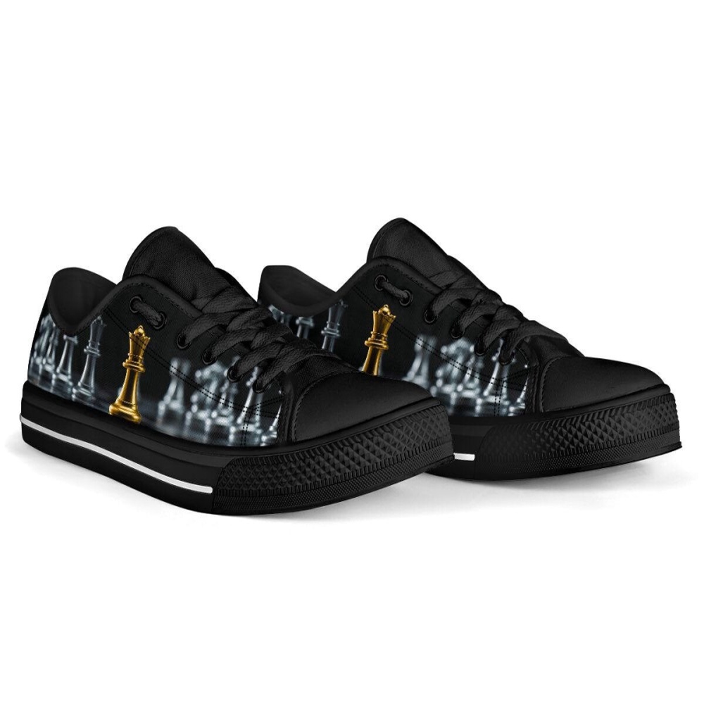 Stylish Chess Low Top Shoes, Low Top Designer Shoes, Low Top Sneakers