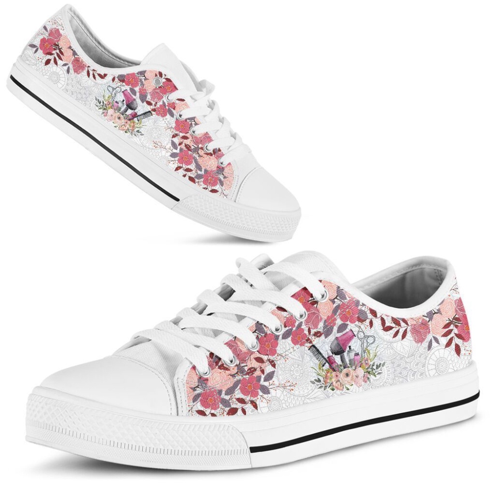 Stylish Hair Stylist Low Top Shoes, Low Top Designer Shoes, Low Top Sneakers
