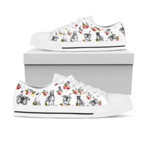 Stylish Pitbull White Low Top Shoes, Designer&hellip;