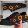Stylish Sign Language Low Top Shoes, Low Top Designer Shoes, Low Top Sneakers