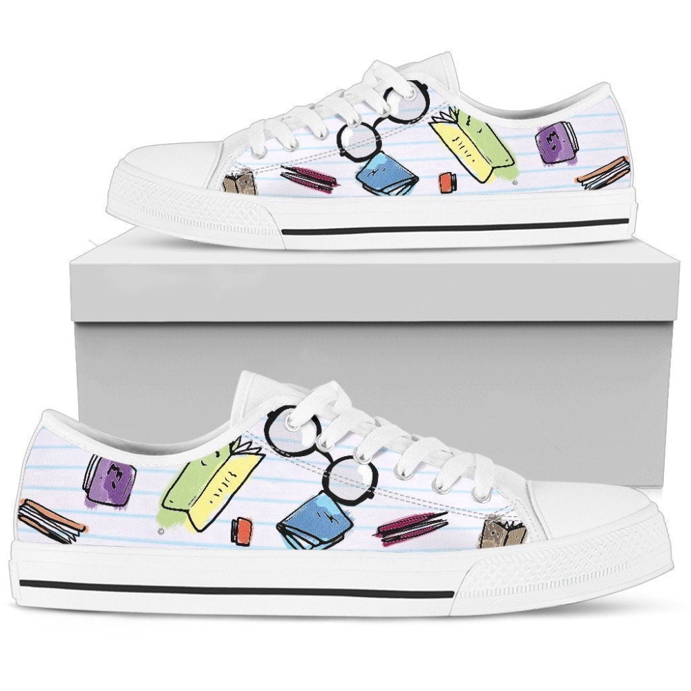 Stylish Women s Low Top Shoe Book Glasses, Low Top Designer Shoes, Low Top Sneakers Stylish Women s Low Top Shoe Book Glasses, Low Top Designer Shoes, Low Top Sneakers