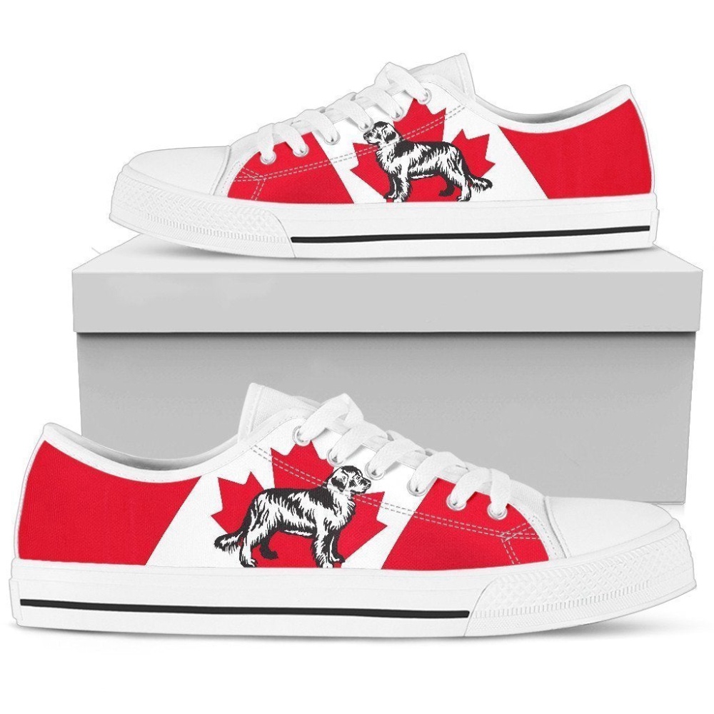 Stylish and Comfortable Newfoundland Women Low Top Shoes, Low Top Designer Shoes, Low Top Sneakers