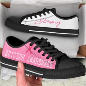 Suicide Awareness Shoes Strong Low Top Shoes,&hellip;