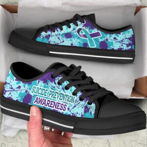 Suicide Prevention A Splash Low Top Shoes,&hellip;