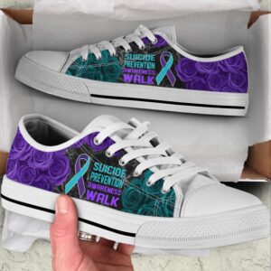 Suicide Prevention Shoes Awareness Walk Low Top&hellip;