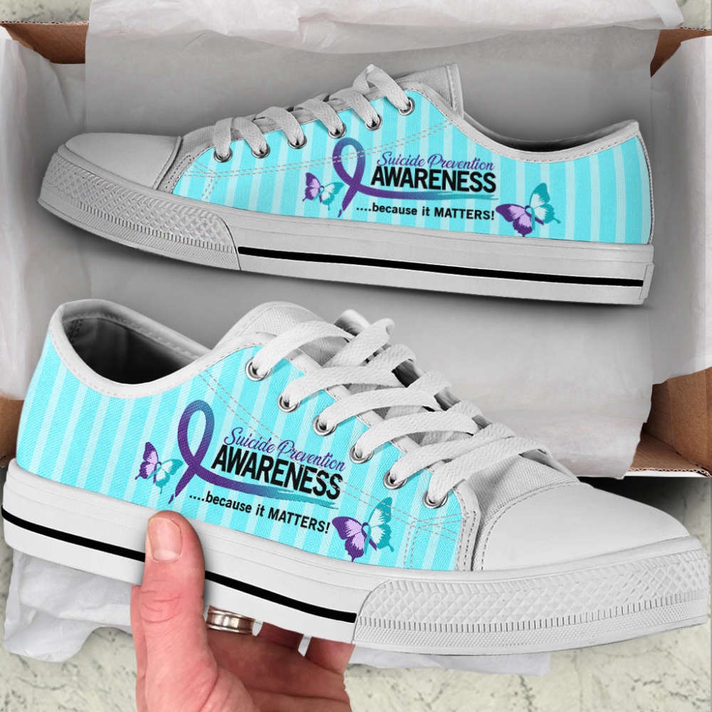 Suicide Prevention Shoes Because It Matters Low Top Shoes Canvas Shoes, Low Top Designer Shoes, Low Top Sneakers Suicide Prevention Shoes Because It Matters Low Top Shoes Canvas Shoes, Low Top Designer Shoes, Low Top Sneakers