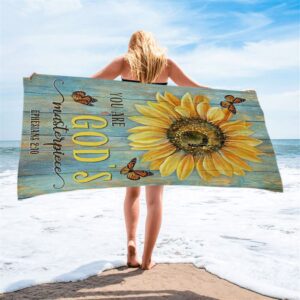 Sunflower Butterfly You Are God’s Masterpiece Beach&hellip;