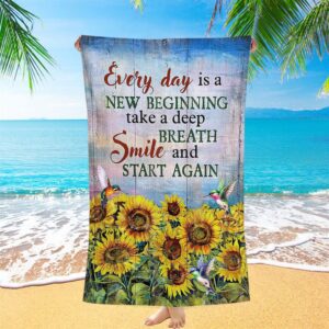 Sunflower Every Day Is A New Beginning&hellip;