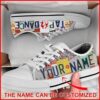 Suicide Prevention Plaid Low Top Shoes, Low Top Designer Shoes, Low Top Sneakers