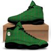 Tartan Saint Patrick’s Day Print Pattern Black Basketball Shoes, Basketball Shoes, Best Basketball Shoes 2024