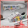 Triathlon Name Personalized Custom Low Top Shoes, Low Top Designer Shoes, Low Top Sneakers
