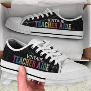 Teacher Aide Vintage Low Top Shoes, Low&hellip;