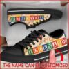 Teacher Crayon Color Paper Personalized Canvas Low Top Shoes, Low Top Designer Shoes, Low Top Sneakers Teacher Crayon Color Paper Personalized Canvas Low Top Shoes, Low Top Designer Shoes, Low Top Sneakers