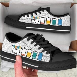 Teacher Battery Life Low Top Shoes, Low&hellip;