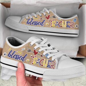 Teacher Blessed Low Top Shoes, Low Top&hellip;