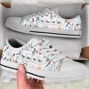 Teacher Chemistry Pattern Low Top Shoes, Low Top Designer Shoes, Low Top Sneakers