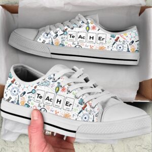 Teacher Chemistry Icons Low Top Shoes, Low&hellip;