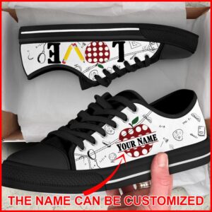 Teacher Custom Name Love School Low Top&hellip;