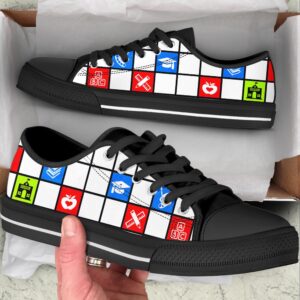 Teacher Shoes Pixel Low Top Shoes, Low&hellip;