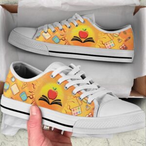 Teacher Sunshine Low Top Shoes Teacher Sunflower&hellip;