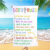Ten Commandments Beach Towel, Beach Towel, Christian Beach Towel Ten Commandments Beach Towel, Beach Towel, Christian Beach Towel