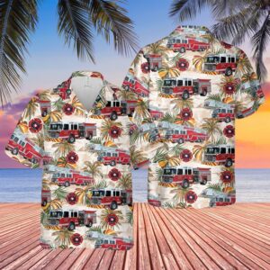 Texas Arlington Fire Department Hawaiian Shirt, Texas&hellip;