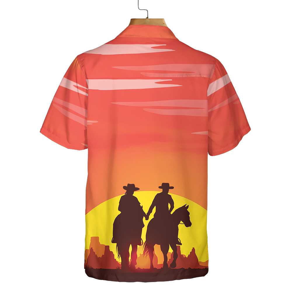 Texas Couple Cowboy Texas Hawaiian Shirt, Texas Hawaii Shirt, Texas Shirt