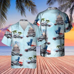 Texas EMS Ambulance Short Sleeve Hawaiian Shirt,&hellip;